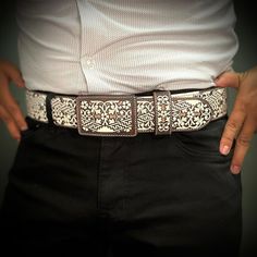 V002 LEATHER BELT | Genuine Leather Vaquero Boots and Cowboy Hats | Zapateria Guadalajara | Authentic Mexican Western Wear White Belt, Leather Cowboy Boots, Belt Size, Leather Belt, Cowhide Leather, Cowboy Boots, Cowboy Hats, Cowboy, Mens Outfits