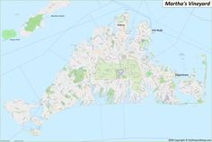 Map of Martha's Vineyard