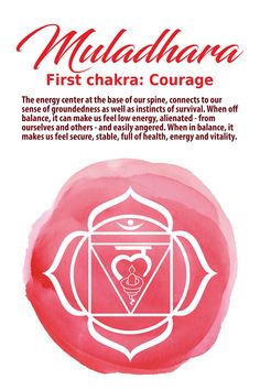 First Chakra, The Root Chakra, Muladhara Chakra, Root Chakra Healing, Chakra Affirmations, Chakra Symbols, Spiritual Yoga, Seven Chakras, Life Force Energy