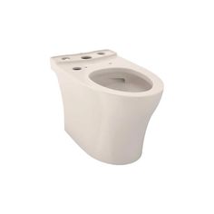 a white toilet sitting on top of a white floor