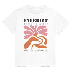 Introducing the 'ETERNITY IS NOW FOR FREE' Tee. Designed on the Central Coast of Australia with the goal of spreading The Word of God in style. This surfy-style, heavyweight, 100% cotton t-shirt is a durable staple product with a classic and relaxed fit. (Looks great as a baggy shirt when ordered in a larger size to get that more laid-back, beachy look). Our shirts prices may be a bit higher than competitors, but this is due to our unique, hand-designed style along with the shirts we source which are top-quality. No boring, generic designs or cheap quality here! - Seamless double-needle collar - Double-needle sleeve and bottom hems - 100% cotton - Taped neck and shoulders for durability Style Surf, Grace Christian, Baggy Shirt, T Shirt Womens, Jesus Tshirts, Christian T Shirt, The Word Of God, Central Coast, Womens T Shirt