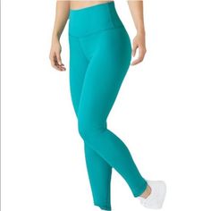 Nwt Glyder Pure Leg Jade Leggings Size Xxs Teal Color Street Leggings, Cargo Leggings, Teal Leggings, Animal Print Leggings, Color Block Leggings, Purple Leggings, Black Tie Dye, Ribbed Leggings, Blue Leggings