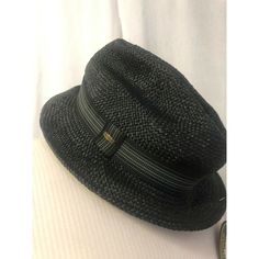 Scala Men's Black Straw Look Fedora Size Med Nwt Scalamen's Black Straw Lookfedora Size Mednwtaccent Ribbon Trimsize Medmd43-Blk Width: 7" Around Please View All Pictures Great Designer Items At Affordable Everyday Prices We Are Happy To Consider Offers On Non Sale Items Black Fitted Casual Hat, Olive Hat, Mens Straw Hats, Summer Fedora, Brown Fedora, Knit Tweed, Outback Hat, Ascot Hats, Straw Fedora Hat