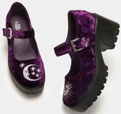 Koi Footwear, Platform Boots Chunky, Chunky Shoes, Platform Mary Janes, Purple Velvet, Vegan Shoes, Mary Jane Shoes