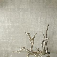 Liquid Metal Wallpaper in Pearl from the Ronald Redding 24 Karat Collection by York Wallcoverings Liquid Metal Wallpaper, Metal Wallpaper, Pearl Wallpaper, Metallic Pattern, York Wallpaper, Liquid Metal, Wallpaper Accent Wall, York Wallcoverings, Contemporary Wallpaper