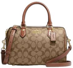 Coach Rowan Satchel, Bags Coach, Smooth Leather, Coach Bags, Satchel, Monogram, Packaging, Leather, Women Shopping