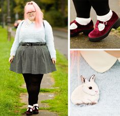 Topshop Jumper, Very Skirt, Topshop Shoes, Bunny Brooch, New Look Bow, New Look Rucksack, New Look Socks, Very Top Bunny Brooch, People Around The World, Real People, Style Board, True Colors, Front Page, New Look, Right Now, Topshop