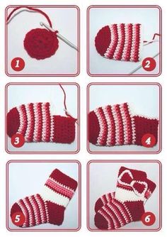 Crochet Ornaments Free Pattern, Jaket Crochet, Easy Crochet Socks, Crochet Bolero Pattern, Crochet Baby Socks, Crochet Socks Pattern, Crochet Stitches Guide, Crochet Ornaments