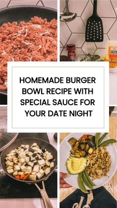 We love having date nights at home but don’t want to break the bank by ordering out. That’s when we turn to our delicious burger bowls! So try this Homemade Burger Bowl Recipe and let us know if you liked it! Homemade Burger