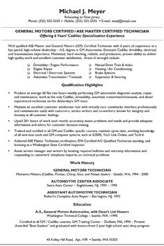 a professional resume for an electrical technician in the us, with no experience on it