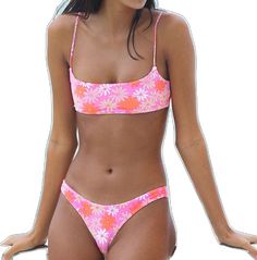 Pink Swimwear For Sunbathing In Summer, Pink Fitted Tankini For Spring, Pink Beachy Swimwear For Summer, Pink Summer Tankini, Spring Pink Beach Tankini, Pink Spring Tankini For Beach, Trendy Pink Tankini For Summer, Fitted Pink Tankini For Beach Season, Pink Swimwear For Summer Beach Party