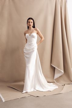 #divineatelier #bridal #weddingdress #bridaloutfit #fashion #minimalistweddingdress #silkdress #silkdrapeddress  #simpleweddingdress Simplicity Dresses, Book Dress, Fashion Aesthetics, Silk Taffeta, Female Fashion, Wedding Looks