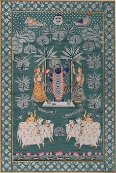 Shree Nathji, Krishna Wallpapers, Religious Paintings, Borders Design, Lord Krishna Wallpapers, Indian Folk Art, Digital Borders Design