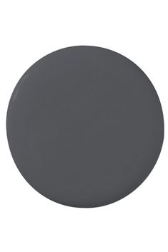 an empty gray plate on a white background