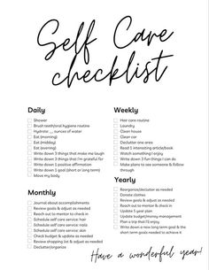 Self Care Checklist - Etsy How To Not Care, Self Care List, Self Care Ideas, Confidence Tips, Positive Self Affirmations