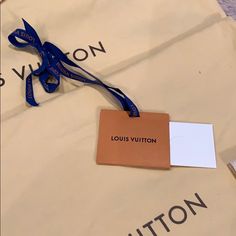 Louis Vuitton Gift Tag With Blank Card And Ribbon. Condition Brand New. Louis Vuitton Gift, Louis Vuitton Gifts, Louis Vuitton Accessories, Blank Card, Gift Tag, Blank Cards, Gift Tags, Ted Baker Icon Bag, Women Accessories