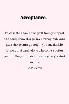 a pink background with the words acceptance on it