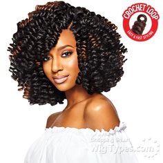 Outre Synthetic Braid - X PRESSION CURLETTE LARGE 20 [15526] Crochet Braids Hairstyles For Kids, Pre Looped Crochet Hair, Hairstyles Professional, Butter Blonde, Crochet Braiding Hair, Choppy Hairstyles, Curly Crochet Hair Styles, Short Box Braids