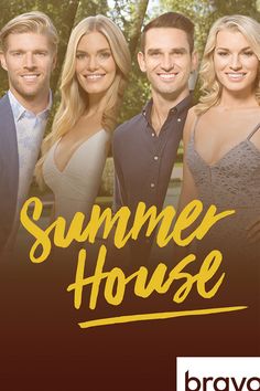 the cast of bravo's summer house is pictured in this promotional image from bravo