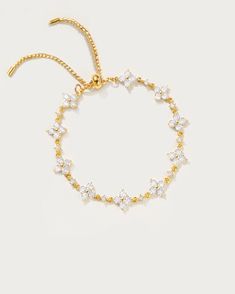 Sparkle Clover Bracelet
| En Route Jewelry | En Route Jewelry Clover Bracelet, Jewelry Inspo