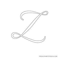 the letter l is made up of two thin lines, and has an elegant design