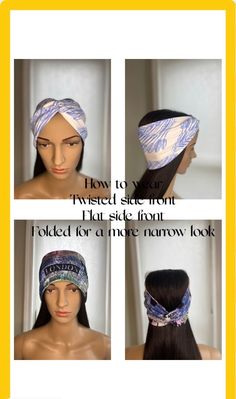 *kFAB headband - Give your hair a break and spice things up with kfab Original Knotted Headbands for Women. These beauties are small batch produced, and handmade in US techniques of folding, twisting, pleating the fabric.Get instant confidence every day of the week with our multi style, twisting headbands for women and rock any hairstyle. *For Women On the Go- Not everyone has the time to style their hair in the morning. Thrive in style with KFAB hair bands for women's hair and give yourself a chic hairstyle in just a minute. Soft and comfortable, elastic head bands are the ideal choice for fast-paced lifestyles.  Our hair bands for women's hair are suitable to wear for yoga, running, working out, or even to the office. *Perfect for Every Season- Made with breathable, soft material, our wo Chic Hairstyle, Hairstyle For Women, Stylish Headbands, Newark Nj, Head Bands, Chic Hairstyles, Hot And Humid, Twist Headband, Women's Hair