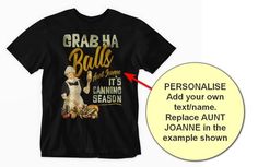 Personalized Grab Ya Balls its Canning Season Shirt - Vintage 1950s Grunge - Add Your own Text for a Perfect Custom T-Shirt Gift for Mom.See images for personalization instructions or see the personalization option below the color and size menus. COPYRIGHT & COPYCATSI am the original design creator and own the copyright to all my high resolution artwork files. There are many illegal and cheap copies of my designs on ETSY, prints from these copycat shops will not be of a high quality standard Etsy Prints, Funny Vintage, Vintage Humor, Unisex Shorts, Gift For Mom, Vintage 1950s, Custom Tshirts, Original Design, Original Designs