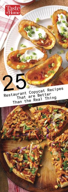 the cover of 25 restaurant copycatt recipes that aren't real tiling