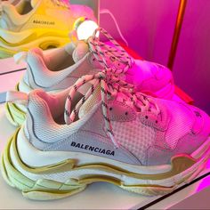 Color: White/Cream Shoes Cream, Balenciaga Sneakers, Balenciaga Shoes, White Cream, Cream White, Womens Shoes Sneakers, Balenciaga, Shoes Sneakers, Color White