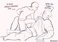 a drawing of a man being pulled up by another man with his arm around him