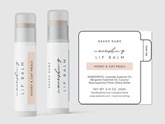 Lip Balm Labels Template, Lip Balm Label, Chapstick Labels, Cosmetic Business, Butter Brands, Lip Balm Labels, Wrap Packaging, Bottle Label Template, Dropper Bottles