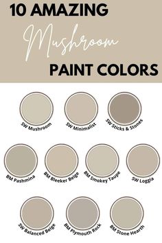 the top ten most popular paint colors for interior walls and floors in this post, you'll be able to see them all different shades