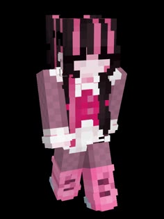 Minecraft Skins Monster High, Draculaura Minecraft Skin, Cute Pink Minecraft Skins, My Melody Minecraft Skin, Vampire Minecraft Skin, Monster High Minecraft, Cute Mc Skins, Minecraft Skin Outfits, Hello Kitty Minecraft Skin