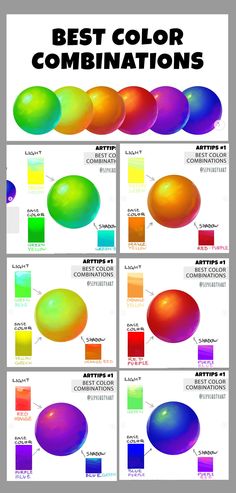 the color scheme for different colors is shown in this graphic diagram, which shows how to choose