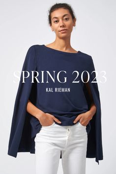 The Cape sweatshirt is back in a new color, navy. Perfect for your all year capsule wardrobe this spring season, this navy sweater is built for movement and style and will keep you warm and cool at the same time. Modern Relaxed Fit Tops For Fall, Chic Relaxed Fit Tops For Fall, Modern Spring Sweater For Layering, Cotton Sweatshirt For Casual Gatherings In Spring, Modern Cotton Sweatshirt For Spring, Chic Spring Sweatshirt For Layering, Chic Cotton Sweatshirt For Spring, Spring Chic Cotton Sweatshirt, Chic Relaxed Fit Sweater For Spring