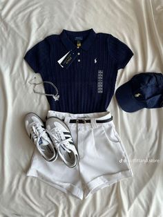 Mode Tennis, Polo Shirt Outfits, Polo Outfit, Casual Day Outfits, Ralph Lauren Outfits, Cute Everyday Outfits