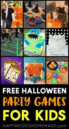 halloween party games for kids to play with