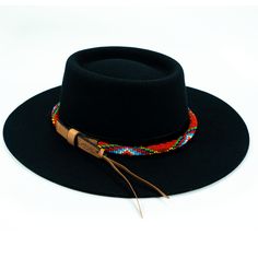 Price includes a Brigitte Sambboho hat & a Red Vogue hatband. Save 10% with this bundle. Select hat size. Hatband is one size fits all. Hatband is removable. The fanciest hat you will ever wear. Sambboho's Brigitte black hat is a dipped crown boater design with a custom trimmed genuine velvet black band. A structured and stiff short-brimmed boater style. Use to make an impression! Dipped crown oval boater hat in Black Trimmed with genuine Velvet Black Band Hat material: 100% soft Brazilian w Black Beaded Hat Band For Beach, Black Beaded Hat Bands For Beach, Black Beaded Western Hat, Red Adjustable Flat Brim Fedora, Adjustable Country Style Costume Hats And Headpieces For Festivals, Adjustable Country Style Costume Hats For Festivals, Adjustable Short Brim Costume Hat For Festivals, Black Country Style Hat For Festivals, Black Festival Hat, One Size