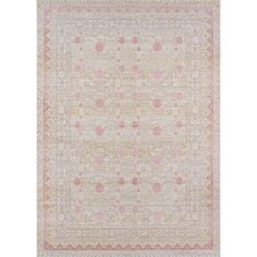 This Griswald oriental pink/yellow/red area rug rolls out a soft pop of color in your little one's bedroom or playroom while protecting your floors from scrapes and scratches. It features a traditionally-inspired pattern with a pink yellow, and red color scheme, making it a great option for a soft-hued touch on any floor. Plus, with a low 0.1'' pile height, it's the right option for standing up to stains and daily use in high-traffic areas. We recommend adding a rug pad to help keep this piece i Rugs Pink, Red Color Schemes, Pink Color Schemes, Pink Area Rug, Stain Resistant Fabric, Rectangular Rugs, Red Area Rug, Traditional Area Rugs, Pink Rug