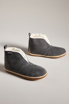 * Water-resistant suede upper* Pile insole* Rubber, rice husk sole* Slip-on styling* Imported Rice Husk, Shoes Unique, Favorite Words, Slipper Boots, Winter Shoes, White Shop, Tucson, Dress Codes, Shoe Shop