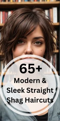 From curly to straight, these medium-length shag haircuts are perfect for every hair type. Transform your look with these trendy styles! #ShagHaircuts #MediumLength #HairTransformation #TrendyStyles Womans Short Shag Haircut, Trendy Short Shag Haircuts, Haircuts Shag Medium, Medium Short Shag Hairstyles, Ear Length Shag, Med Length Shag Haircuts, Funky Shag Haircut, Shoulder Length Shag Straight Hair, Sassy Medium Length Haircut