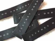 four black ribbons with white letters on them that say, do you really? and if they don't