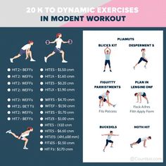 an exercise poster showing how to do the same exercises