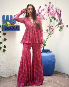 Indian Outfits Modern, Georgette Sharara, Aditi Rao Hydari, Aditi Rao, Diwali Outfits, Traditional Indian Dress, Casual Indian Fashion