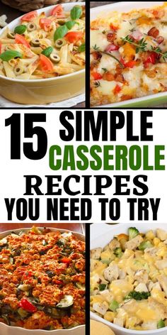 Like to make simple casserole recipes? Don't worry you're in the right place. I like simple recipes and these are simple casserole recipes you'll like. If you'll like to make simple casserole recipes then this pin is for you so don't hesitate and check them out. Simple Casserole Recipes, Casserole Recipes For Dinner, Easy Casserole Dishes, Bbq Recipes Grill, Cheap Easy Meals, Beef Casserole Recipes, Easy Meal Plans