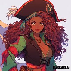 Female Pirate Art, Pirate Female, Clothing Drawing, Drawing Pics, Pirate Stuff, Pirate Art, Digital Art Gallery