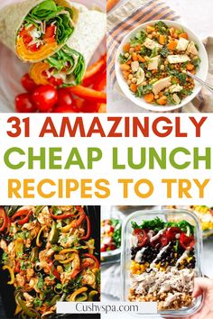 31 amazingly cheap lunch recipes to try