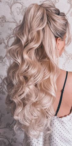 Long Hair Wedding Hairstyles, Hairstyles For Long Hair Wedding, Bride Hairstyles For Long Hair, Media Cola, Long Hair Wedding, Half Up Half Down Hair Prom, Long Hair Wedding Styles