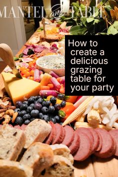 Charcuterie, fruits, nuts, and more on a beautifully decorated grazing table Halloween Grazing Table, Halloween Party Food Table, Party Food Table, Halloween Party Planning, Halloween Party Food, Holiday Soiree, Quick Side Dishes, Grazing Table, Party Appetizers Easy