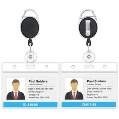 PRICES MAY VARY. 【Top Quality】Upgraded and reinforced construction makes the most solid and durable retractable badge holder of this kind on the market. we're different in all of these products that look the same! 【Stronger Badge Reel】 Using UHMWPE fiber cord that is super wear-resistant, 1.4x stronger than Kevlar cord and 5x stronger than Nylon cord of generic badge reel. 【Heavy Duty】 Max loading weight is 3.5oz or 7 keys compares to 2oz or 4 keys of other items on the market. Comes with key ri Lanyard Id Holder, Teacher Office, Vip Card, Bus Pass, Retractable Id Badge Holder, School Supply Labels, Retractable Badge Holder, Card Sleeves, Card Sleeve